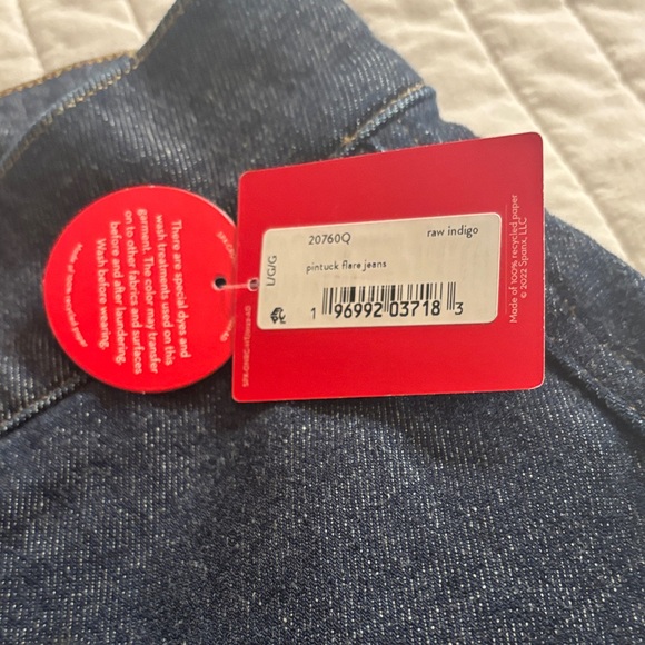 SPANX Dark Indigo Flare Jeans - Picture 4 of 6